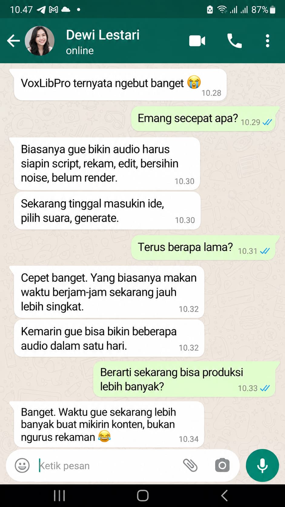 Upload testimoni di sini